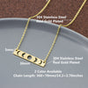 Hollow Moon Phase Pendant Necklace Gold Silver Stainless Steel Chain Long Bar Collier Femme Lunar Talisman Witchcraft Jewelry