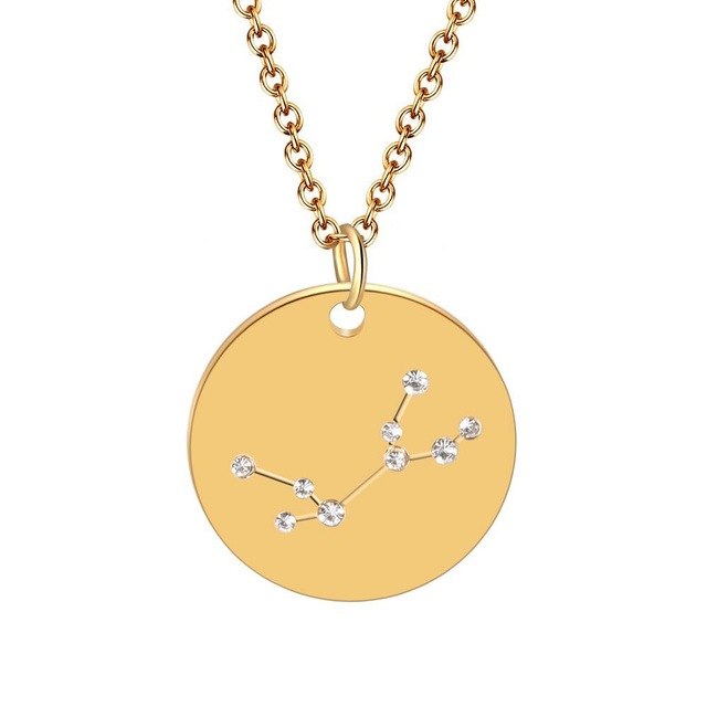 12 constellation necklace