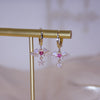 14K Gold Plated Angel's Wing Earrings