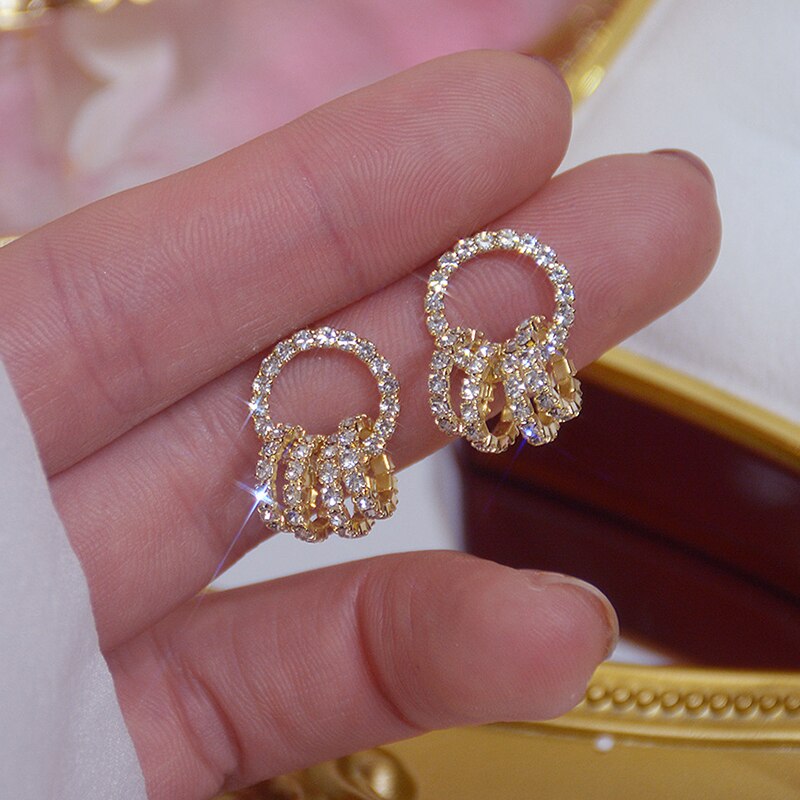 14K Gold Plated Elegant Simple Style Earrings