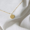 14K Gold Blue Evil Eye Necklace