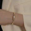 14K French High Sense Cylindrical Bracelet