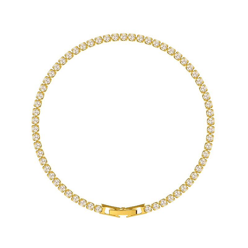 14K Simple Luxury Zircon Bracelet