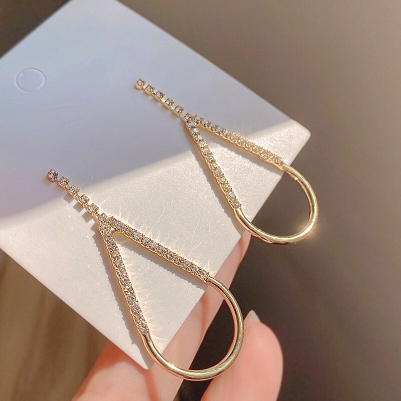 14k Real Gold Plated Geometric Earrings