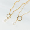 14K Gold Natural Pearl Necklace