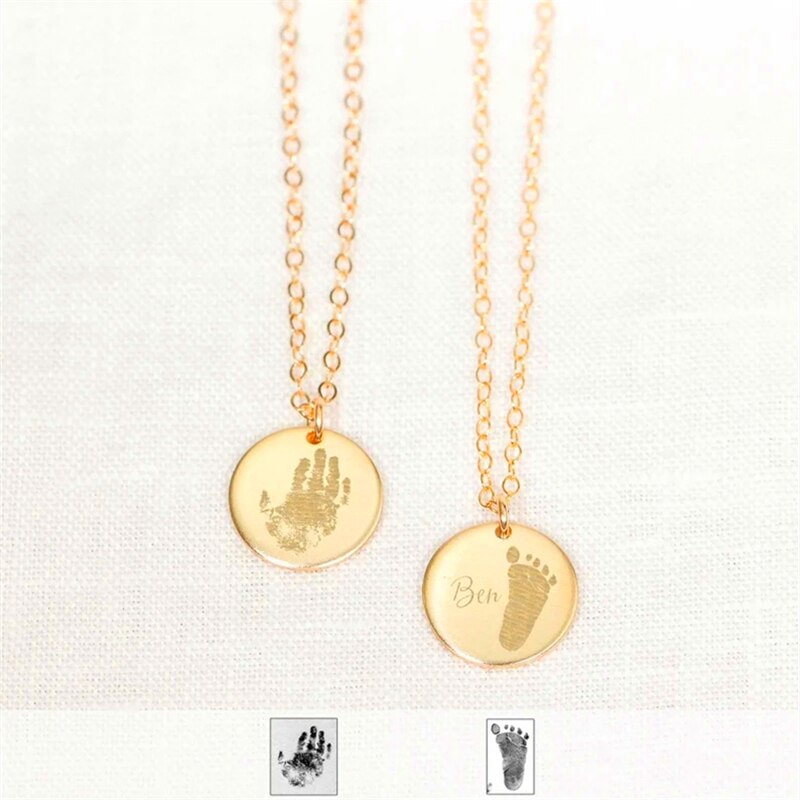 Baby Handprint/Footprint Necklace